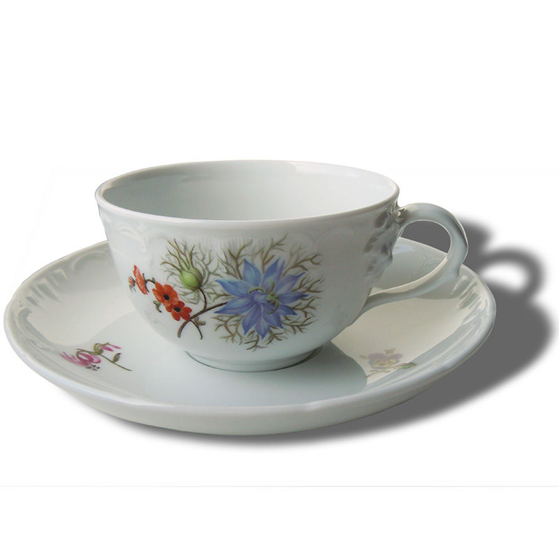 Porzellanmalerei Jungfer im Grünen