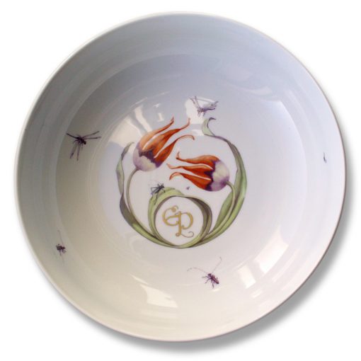 Tulpen mit Monogramm