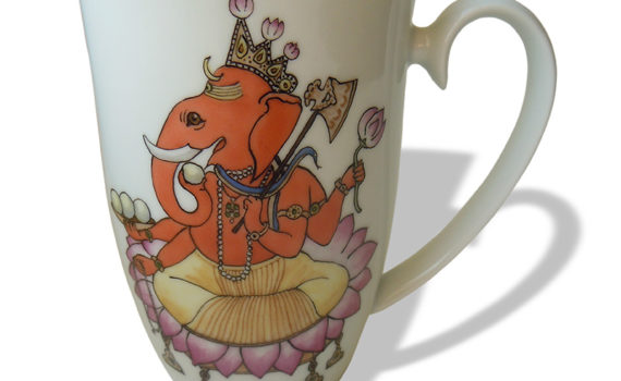Ganesh auf einer Tasse