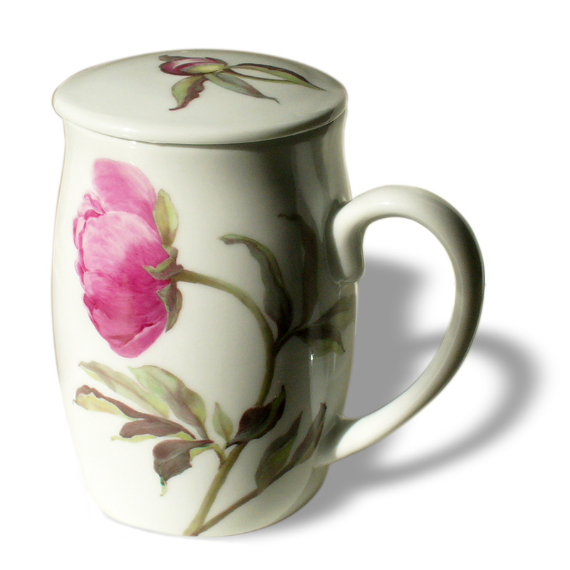 Porzellanmalerei Pfingstrosen